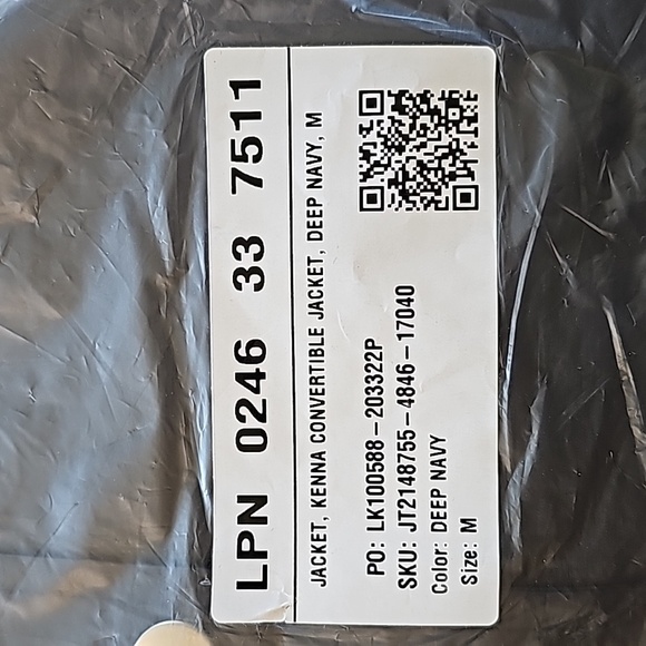 Fabletics Kenna Convertible Jacket Deep Navy Size Medium - Picture 8 of 10